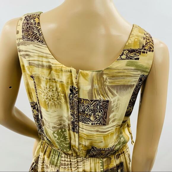 Vintage Farouche Peplum Waist Maxi Dress - Picture 6 of 11